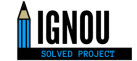ignou mapc project report
